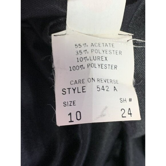 VTG 70s Pat Richards by Michael Maiello Dress Gown Fairycore Velvet layered slip - Picture 10 of 11